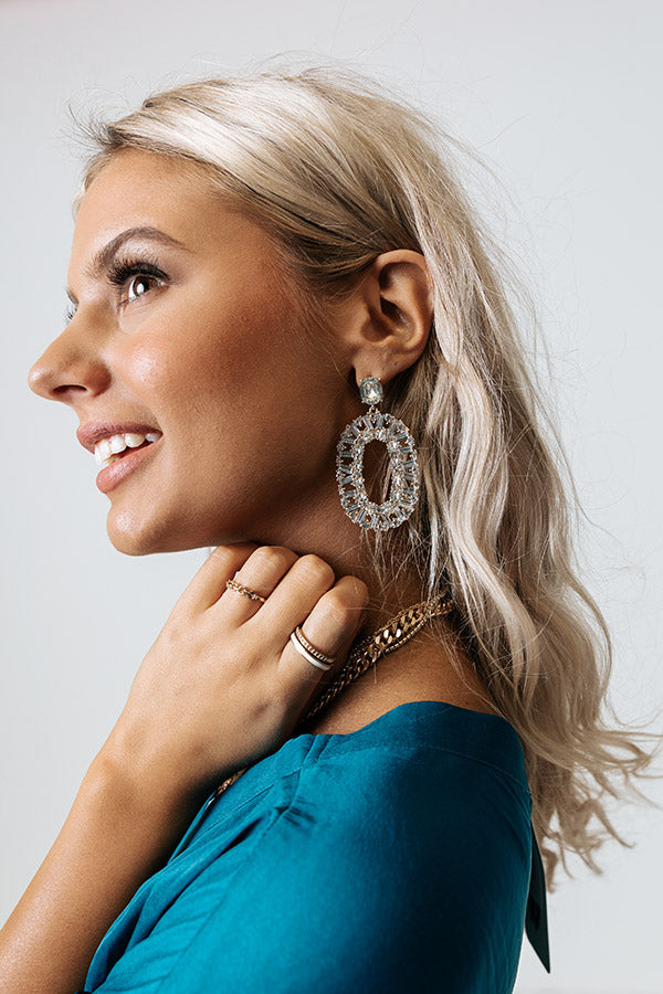 Downtown Elegance Earrings In Gold