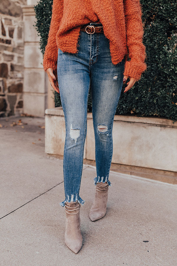The Waylon Distressed High Waist Skinny