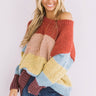 Cozy Corner Color Block Tunic Sweater Image - 1