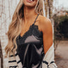 Center Stage Spotlight Lace Tank In Black Image - 1