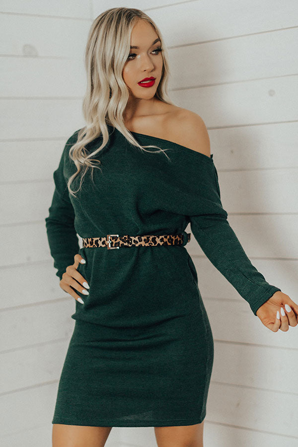 Girls Weekend Sweater Dress In Hunter Green Impressions Online Boutique Girls Weekend Sweater Dress In Hunter Green Impressions Online Boutique