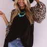 Sweet Spot Leopard Shift Top Image - 1