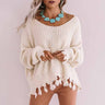 Good For The Soul Shift Sweater in Ivory Image - 1