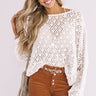 Craving Comfort Knit Sweater in Ivory Image - 1