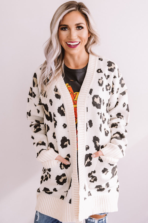 Happiness Above The Rest Leopard Cardigan
