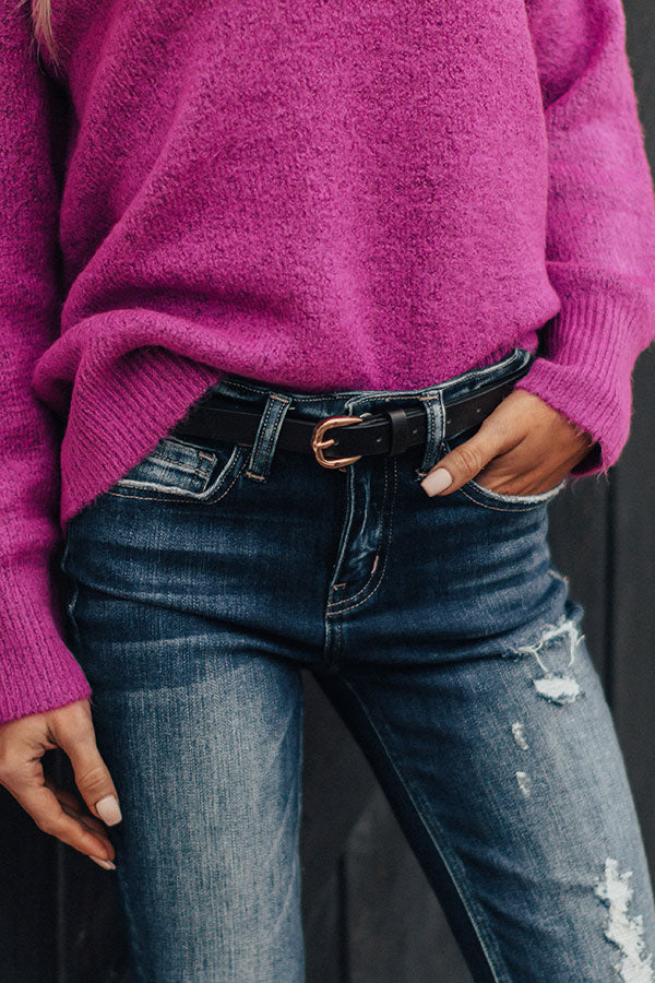 Attention Getter Belt In Black