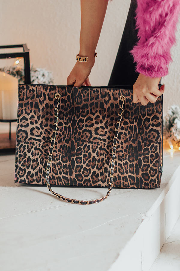 Luxe Experience Leopard Tote