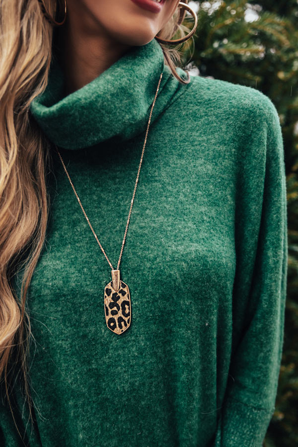 On Stage Leopard Necklace