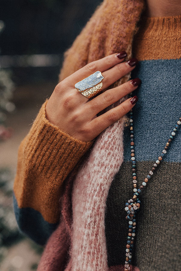Ultimate Evening Druzy Stone Ring