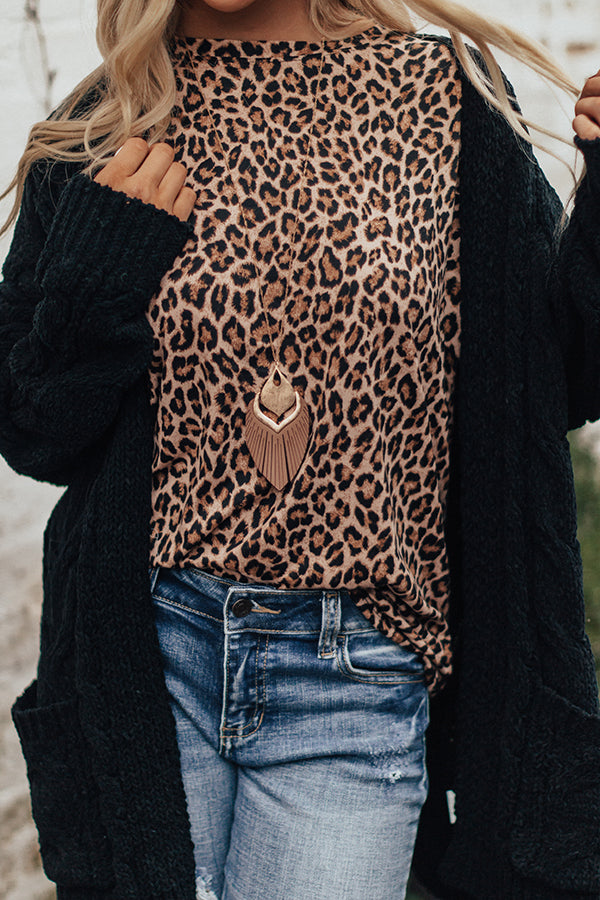 New Love Necklace In Brown