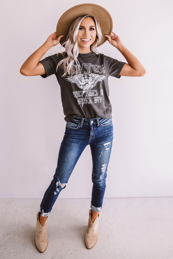 Free Spirit Shift Tee in Vintage Black Image - 1