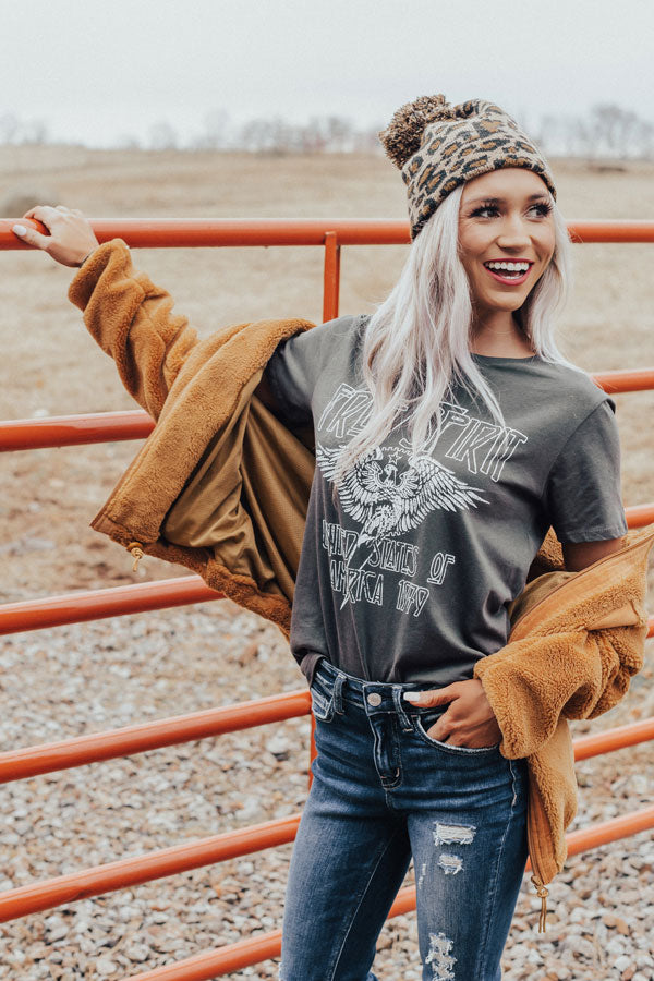 Free Spirit Shift Tee in Vintage Black Image - 1