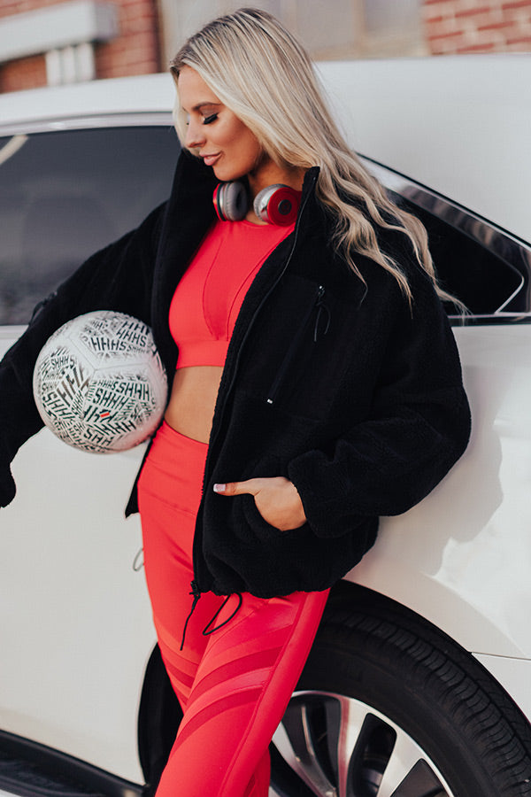 Slip Into Winter Jacket In Black