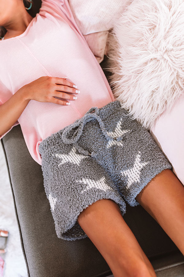 Stars And Kisses Knit Shorts