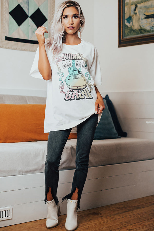 The Johnny Shift Tee In White
