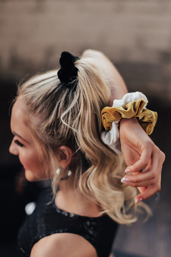 Adore The Day Velvet Scrunchie Set