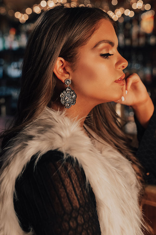 Subtle Shine Beaded Earrings