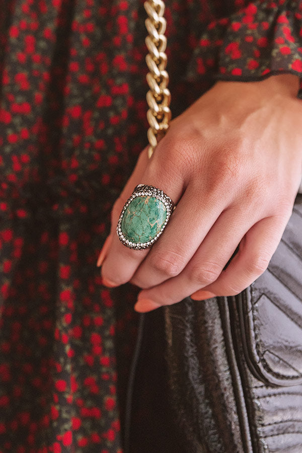 Dreamy And Darling Ring In Emerald