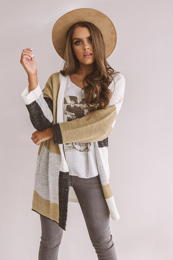 Blissful Brunch Colorblock Cardigan