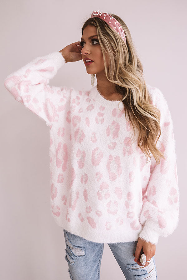 Fate: Ease On By Cream White Ombre Leopard Sweater – Shop the Mint