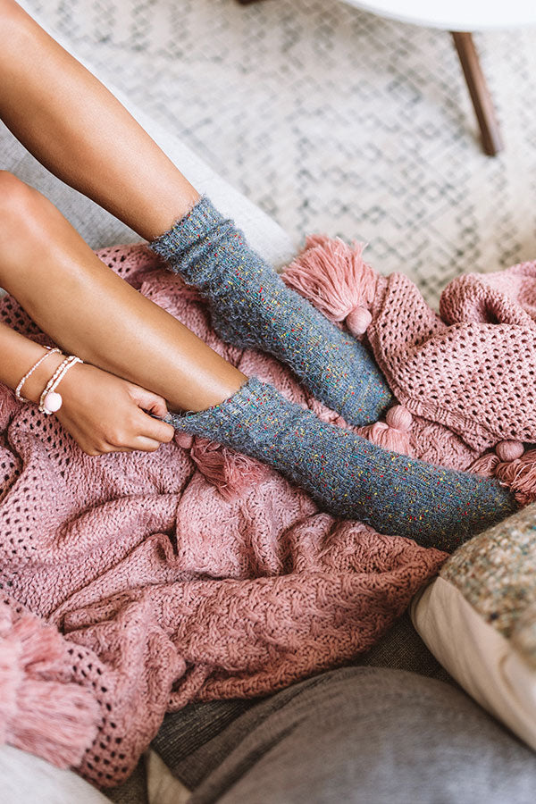 New Heights Socks In Charcoal