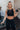 Yoga And Chill Mesh Cutout Sports Bra in Black