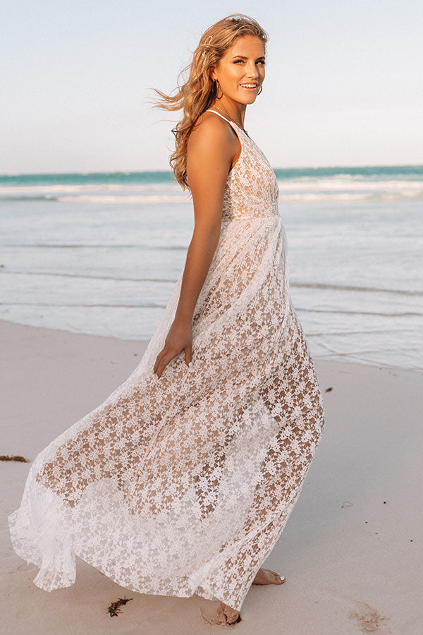 Toasting To Forever Lace Maxi Dress Toasting To Forever Lace Maxi Dress