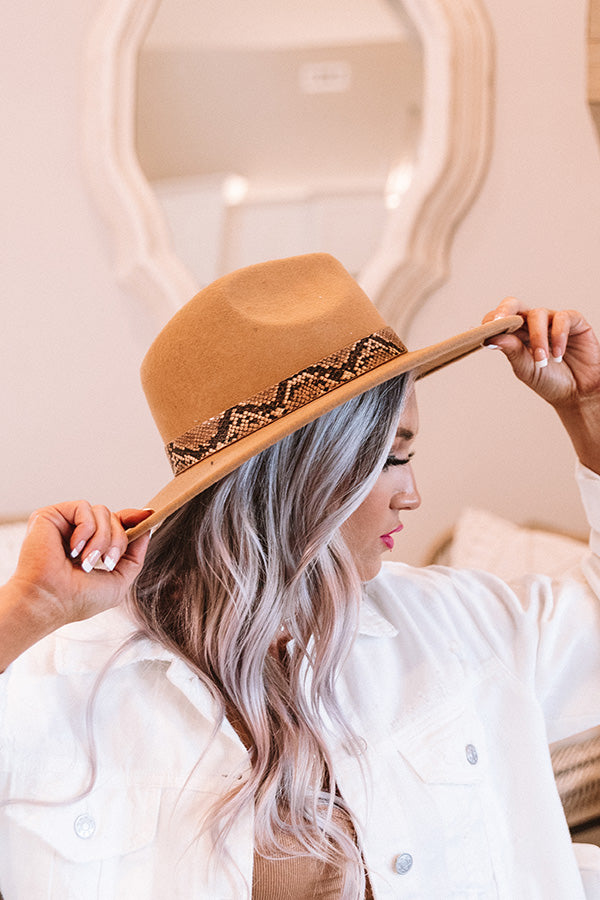 Dreams Of Tomorrow Wool Hat In Camel