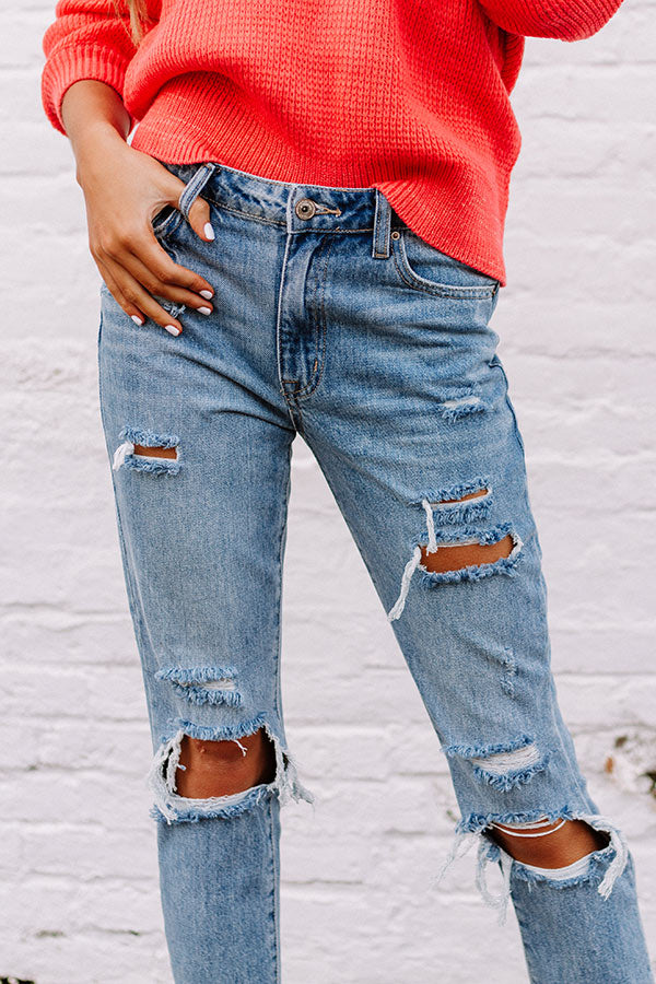 The Reece High Waist Destroyed Relaxed Skinny