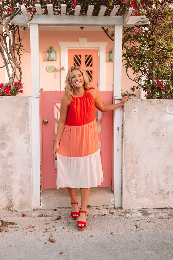 Prosecco Poolside Colorblock Midi Image - 1
