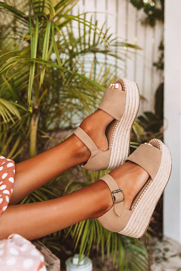 The Brighton Beach Espadrille In Khaki