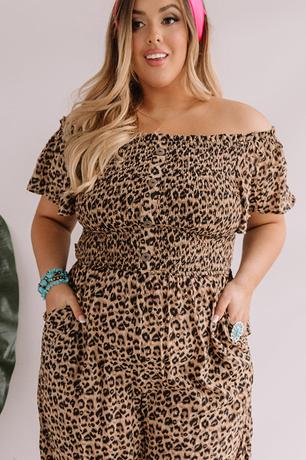 VIP Resort Leopard Jumpsuit