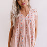 Coral Reef Embroidered Top Image - 1