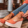 The Alaya Wedge In Coral Image - 1