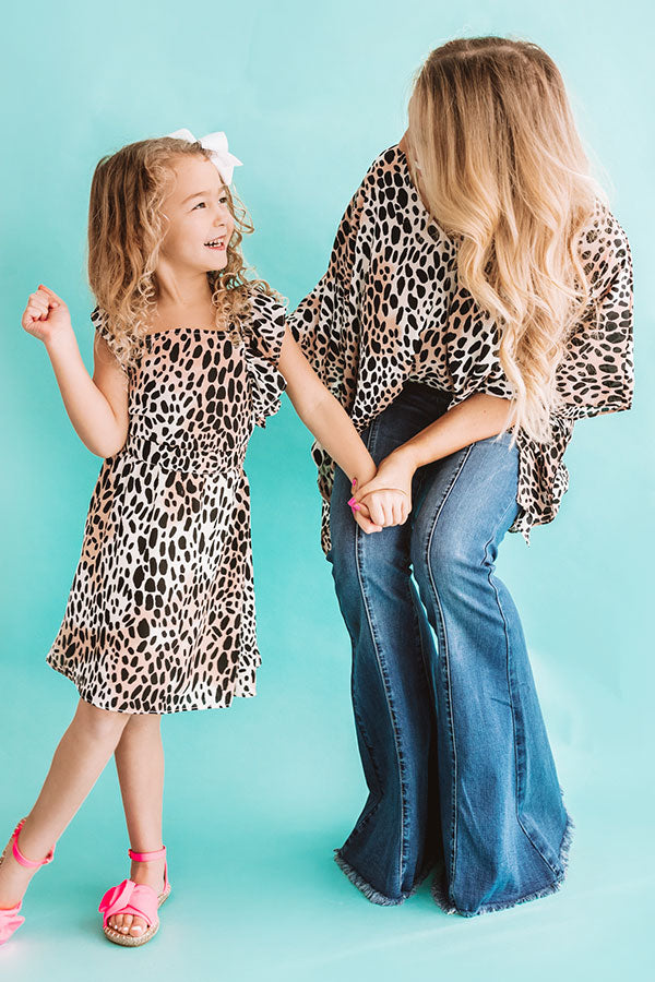 Star Of The Show Children's Cheetah Print Dress