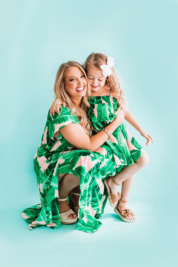 Pools And Palm Trees Children's Smocked Dress In Palm Leaf Green Impressions Online Boutique Pools And Palm Trees Children's Smocked Dress In Palm Leaf Green Impressions Online Boutique