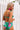 Tans And Tikis High Waist Cheeky Bikini Bottom in Palm Leaf Green