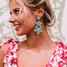 Set For Shore Beaded Earrings In Turquoise Image - 1