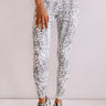 Passion For Fitness High Waist Snake Print Active Legging In Ivory Image - 1