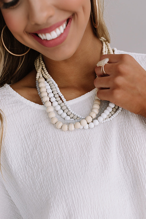 Pretty Prophecy Beaded Necklace