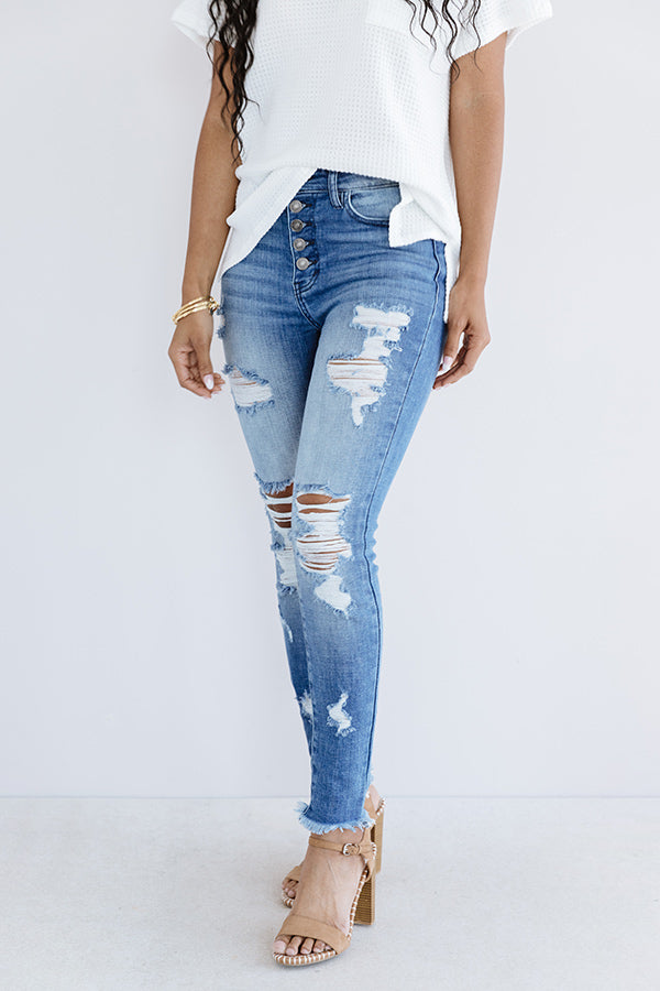 KanCan The Alice High Waist Distressed Skinny