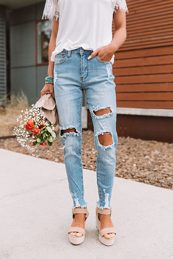 The Brooklyn High Waist Distressed Skinny