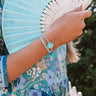 Kendra Scott Kenzie Aqua Cord Friendship Bracelet in Aqua Illusion Image - 1