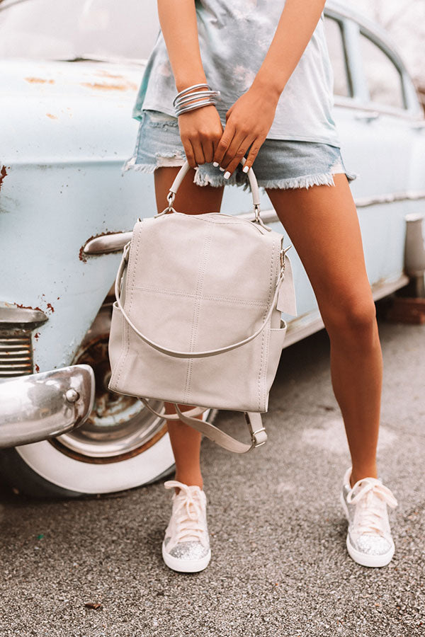 A-Lister Backpack In Grey Image - 1