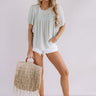 Pretty Playlist Shift Top In Pear Image - 1