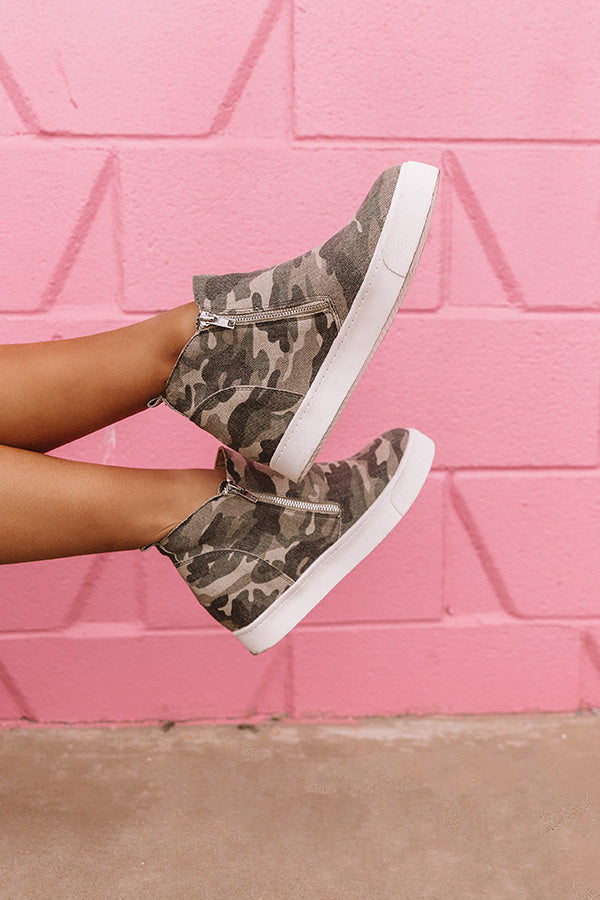 The Lexie Bootie In Camo
