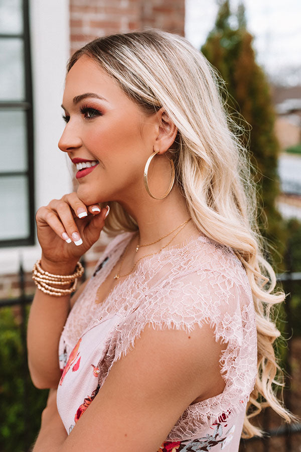 Penthouse In Paradise Hoop Earrings