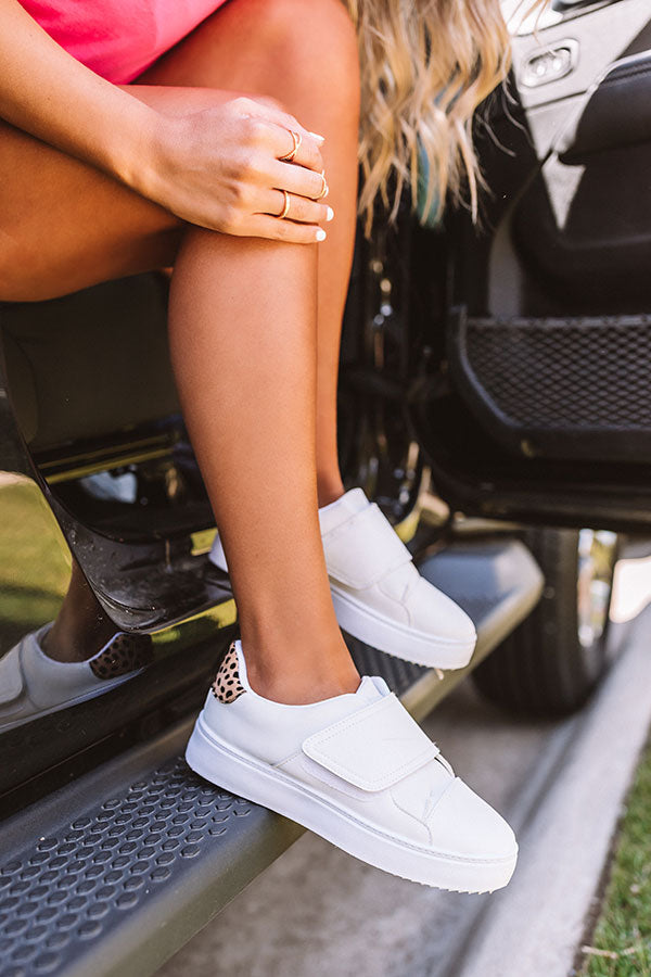 The Penn Platform Sneaker In White
