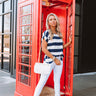 Act Casual Shift Top In Navy Image - 1
