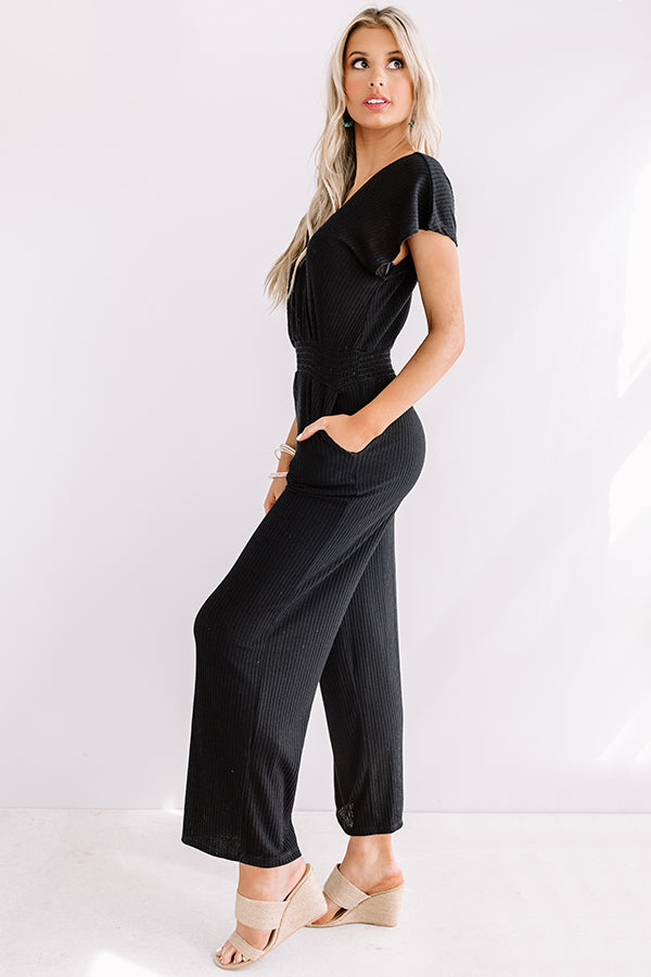 Flirting In Fiji Ribbed Jumpsuit • Impressions Online Boutique